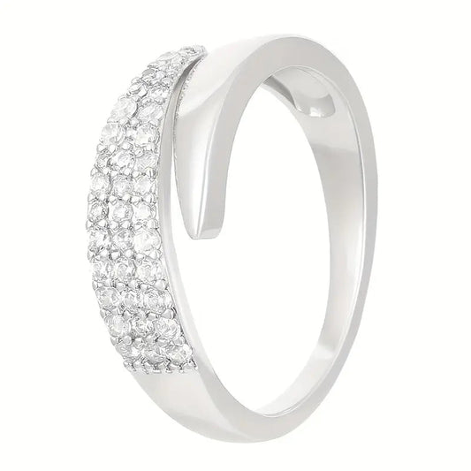 Elegant Adjustable Sparkle Ring